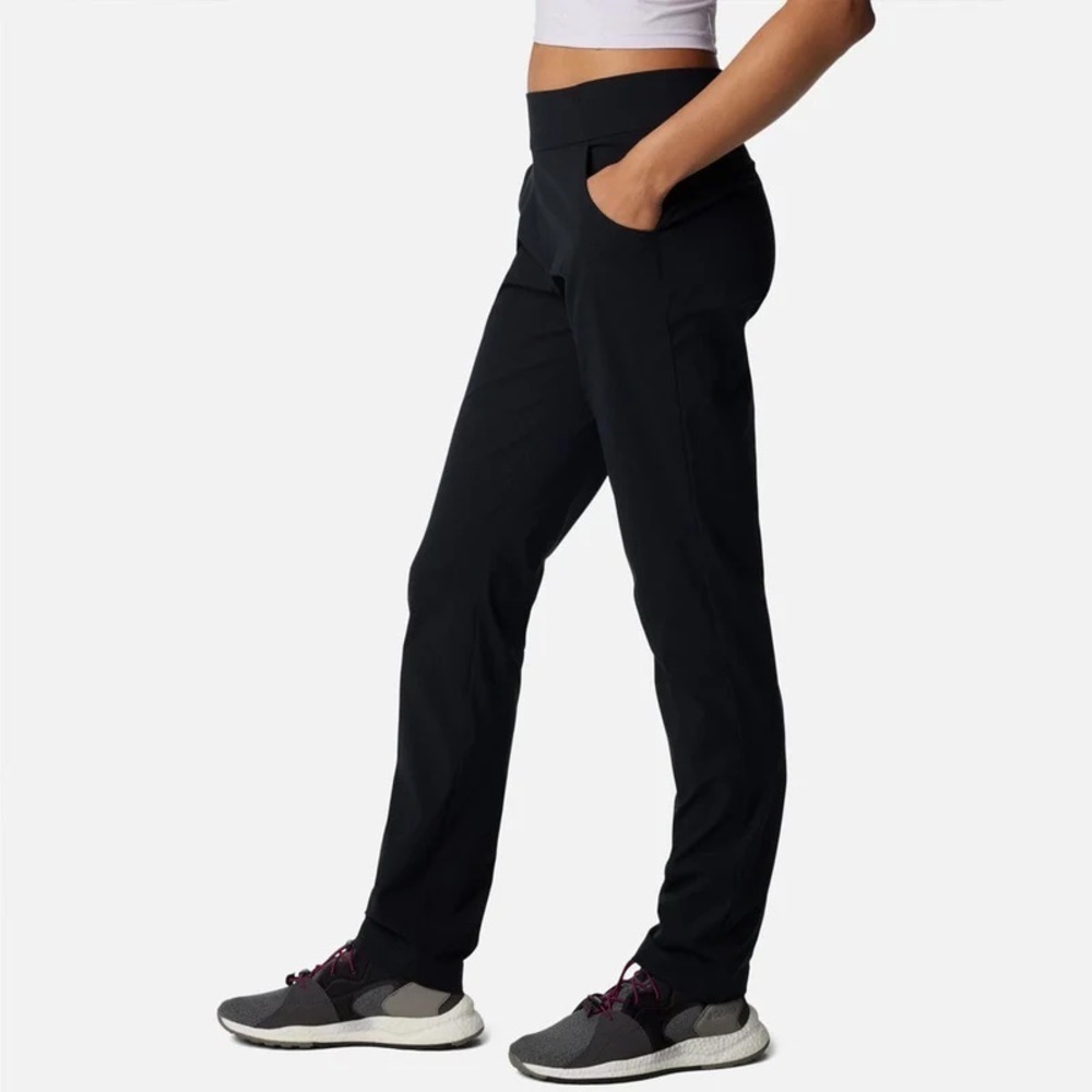 NWT Columbia Womens ANYTIME CASUAL PULL ON PANT Pants straight leg black